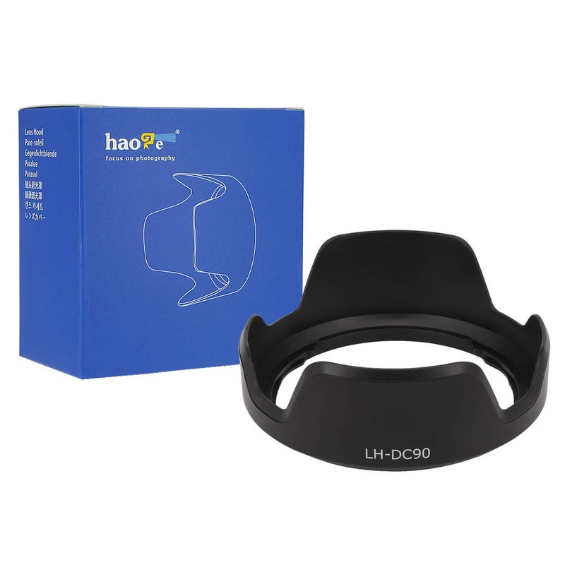 Haoge Bayonet Lens Hood for Canon PowerShot SX60 HS Camera Replaces Canon LH-DC90 - Image 1